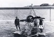 Thulin LA seaplane from Enoch Thulin's aircraft factory, Landskrona, Sweden, 1919. Creator: Unknown