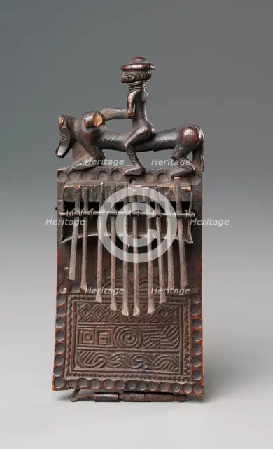 Thumb Piano, late 1800s. Creator: Unknown.