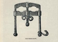 Thumbscrew, 1905. Creator: Unknown