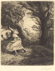 Thunder (Un coup de foudre). Creator: Alphonse Legros