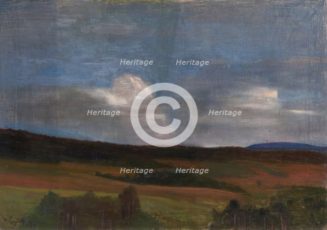 Thunder Clouds, 1896. Creator: Halfdan Egedius.