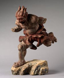 Thunder God (Raijin), 1300s. Creator: Unknown