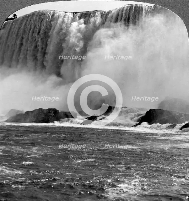 Thunder of Waters, American Falls, Niagra Falls, New York, USA.Artist: Realistic Travels Publishers