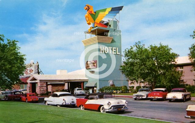 Thunderbird Hotel, Las Vegas, Nevada, USA, 1956. Artist: Unknown