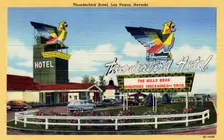 Thunderbird Hotel, Las Vegas, Nevada postcard, 1950
