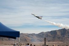 Thunderbirds, 76th Navy celebrations, Nellis AFB, Las Vegas, Nevada, USA, 2022. Creator: Ethel Davies