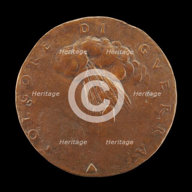 Thunderbolt Issuing from a Cloud [reverse], c. 1546. Creator: Unknown.