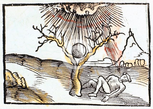 Thunderbolt or lightning, 1508.  Creator: Anon.