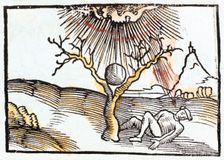 Thunderbolt or lightning, 1508. Creator: Anon