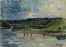 Thunderstorm, 1918. Creator: Alfred William Finch