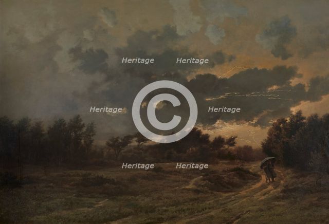 Thunderstorm, c1860-1890. Creator: Louis Derickx.
