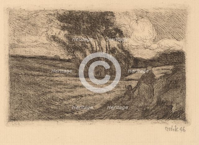 Thunderstorm (Small), 1896. Creator: Emil Orlik.