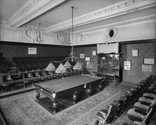 Thurston's Billiard Hall, Leicester Square, London, 1903. Artist: Bedford Lemere and Company