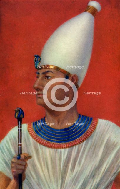 Thutmosis III, Ancient Egyptian pharaoh of the 18th dynasty, 15th century BC (1926).  Artist: Winifred Mabel Brunton