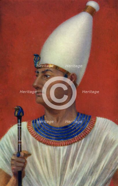 Thutmosis III, Ancient Egyptian pharaoh of the 18th dynasty, 15th century BC (1926).  Artist: Winifred Mabel Brunton
