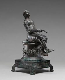 Thymiaterion in the Form of a Singer Seated on an Altar, first half of 1st century A.D. Creator: Unknown