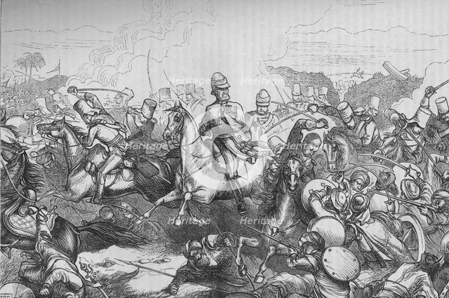 'Thackwell at Sobraon', c1880. Artist: T.S.S.