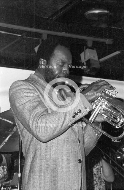Thad Jones, Ronnie Scott's Jazz Club, Soho, London, 1973. Creator: Brian O'Connor.