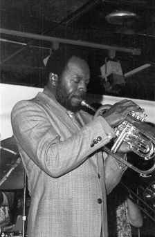 Thad Jones, Ronnie Scott's Jazz Club, Soho, London, 1973. Creator: Brian O'Connor
