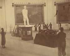 [Thaddeus Stevens Lying in State in the Rotunda of the Capitol at Washington], 1867. Creator: Alexander Gardner