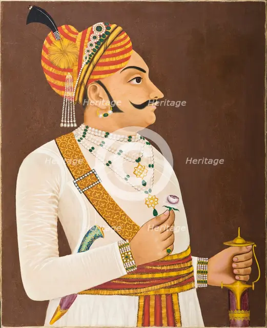 Thakur Yaswanta Singhji (reigned 1688-1707) (image 1 of 4), between c1880 and c1900. Creator: Anon.