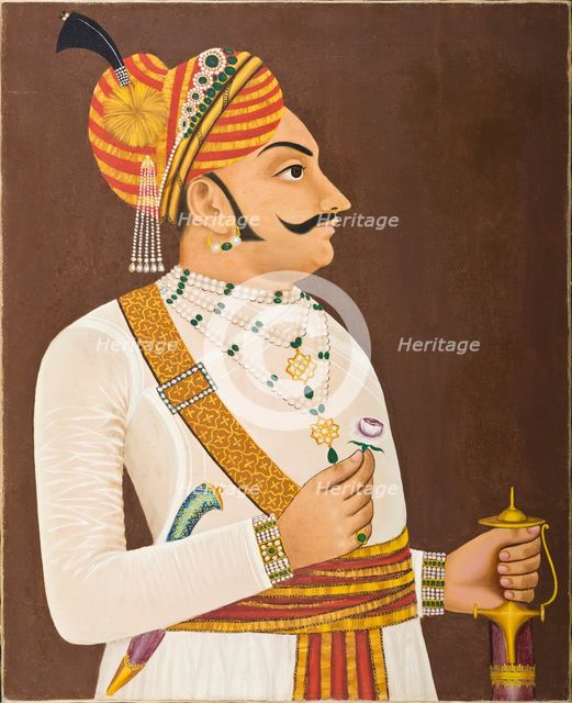 Thakur Yaswanta Singhji (reigned 1688-1707) (image 1 of 4), between c1880 and c1900. Creator: Anon.