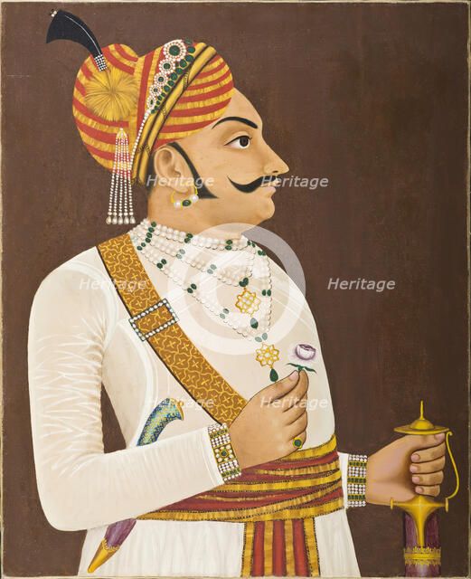 Thakur Yaswanta Singhji (reigned 1688-1707) (image 1 of 4), between c1880 and c1900. Creator: Anon.