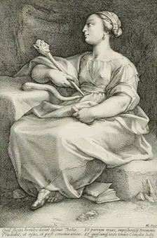 Thalia, 1592. Creator: Hendrik Goltzius