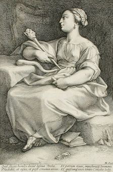 Thalia, 1592. Creator: Hendrik Goltzius