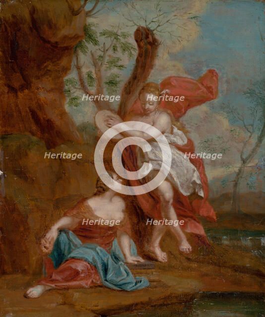 Thalia and Terpsichore, 1719. Creator: Vleughels, Nicolas (1668-1737).