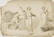 Thalia, Clio, and Melpomene, n.d. Creator: Giovanni Battista Cipriani