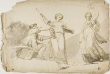 Thalia, Clio, and Melpomene, n.d. Creator: Giovanni Battista Cipriani