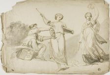 Thalia, Clio, and Melpomene, n.d. Creator: Giovanni Battista Cipriani