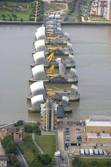 Thames Barrier, Woolwich Reach, London, 2006. Artist: Historic England Staff Photographer
