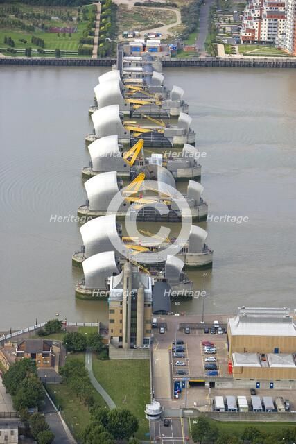 Thames Barrier, Woolwich Reach, London, 2006. Artist: Historic England Staff Photographer.