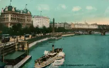 Thames Embankment, London c1910
