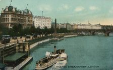 Thames Embankment, London c1910