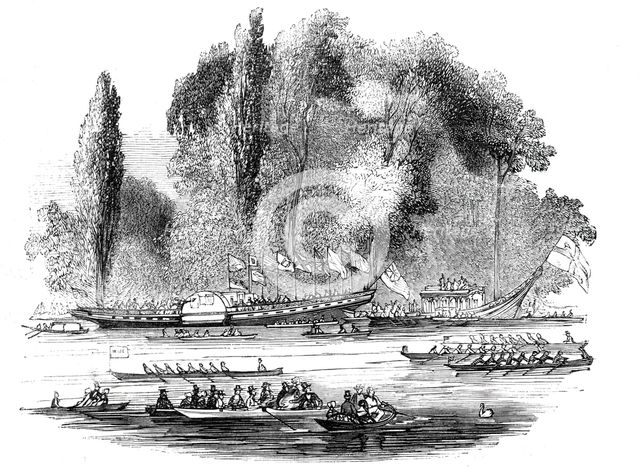 Thames Grand Regatta, 1844. Creator: Unknown.