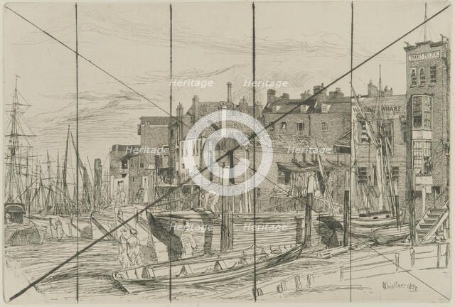 Thames Police, 1859. Creator: James Abbott McNeill Whistler.