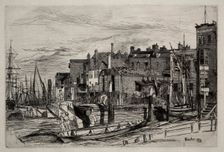 Thames Police, 1859. Creator: James McNeill Whistler (American, 1834-1903)