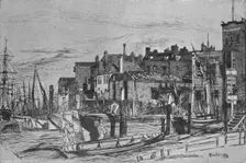 Thames Police (formerly called Wapping Wharf 1859, (1903). Artist: James Abbott McNeill Whistler