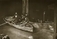 Thames Police on the night patrol, London, 20th century. Creator: Unknown