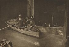 Thames Police on the Night Patrol Which Guards The Safety of the River c1935. Creator: Unknown