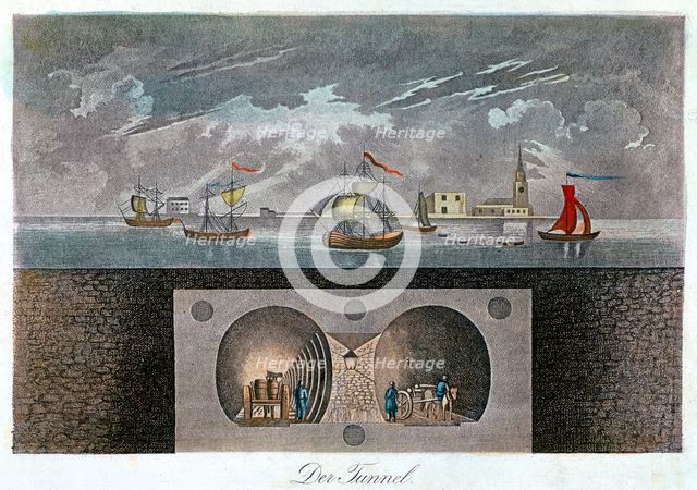 Thames Tunnel, c1830. Creator: Unknown.