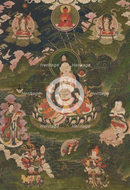 Thangka of the Avalokiteshvara, 18th century. Creator: Tibetan culture.