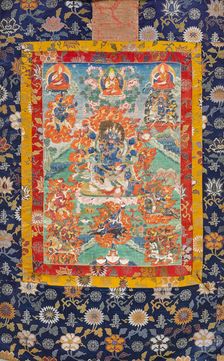 Thangka of the six-armed Mahakala, 19th century. Creator: Tibetan culture