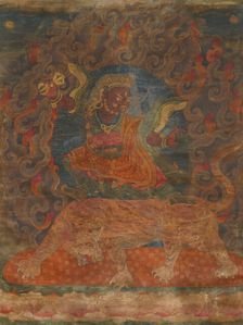 Thangka of Dorje Drolo, 17th century. Creator: Tibetan Culture
