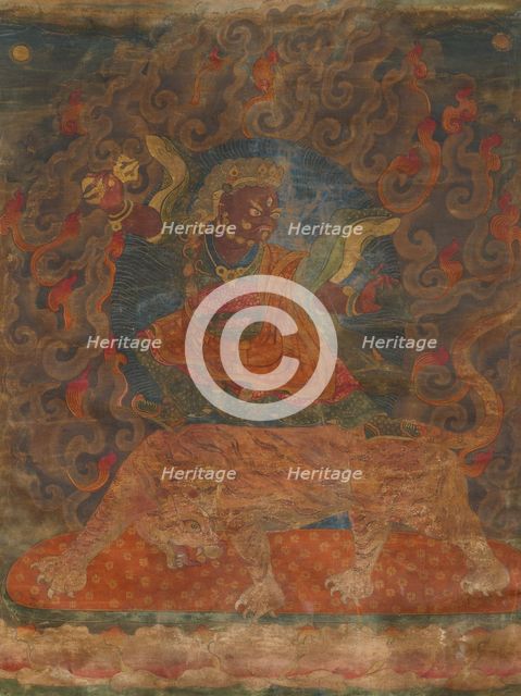 Thangka of Dorje Drolo, 17th century. Creator: Tibetan Culture.