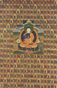 Thangka of Nagarjuna, 18th century. Creator: Tibetan culture