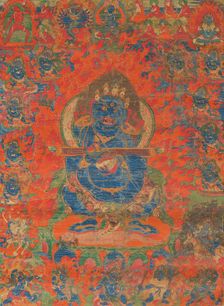 Thangka of Panjaranatha Mahakala (Gur Gonpo), 18th century. Creator: Tibetan culture